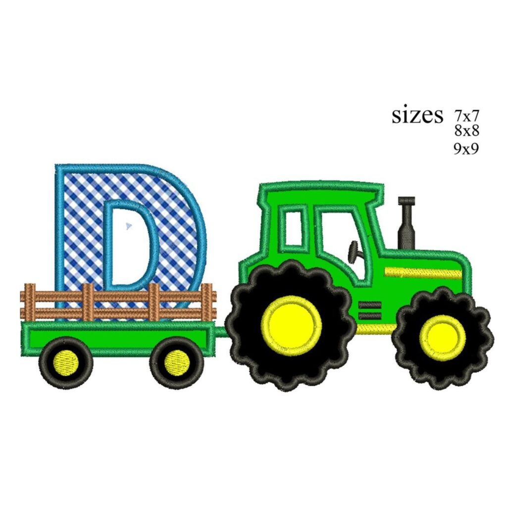 tractor embrodiary